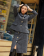 “Nuit Pearl Noir” Tweed Skirt