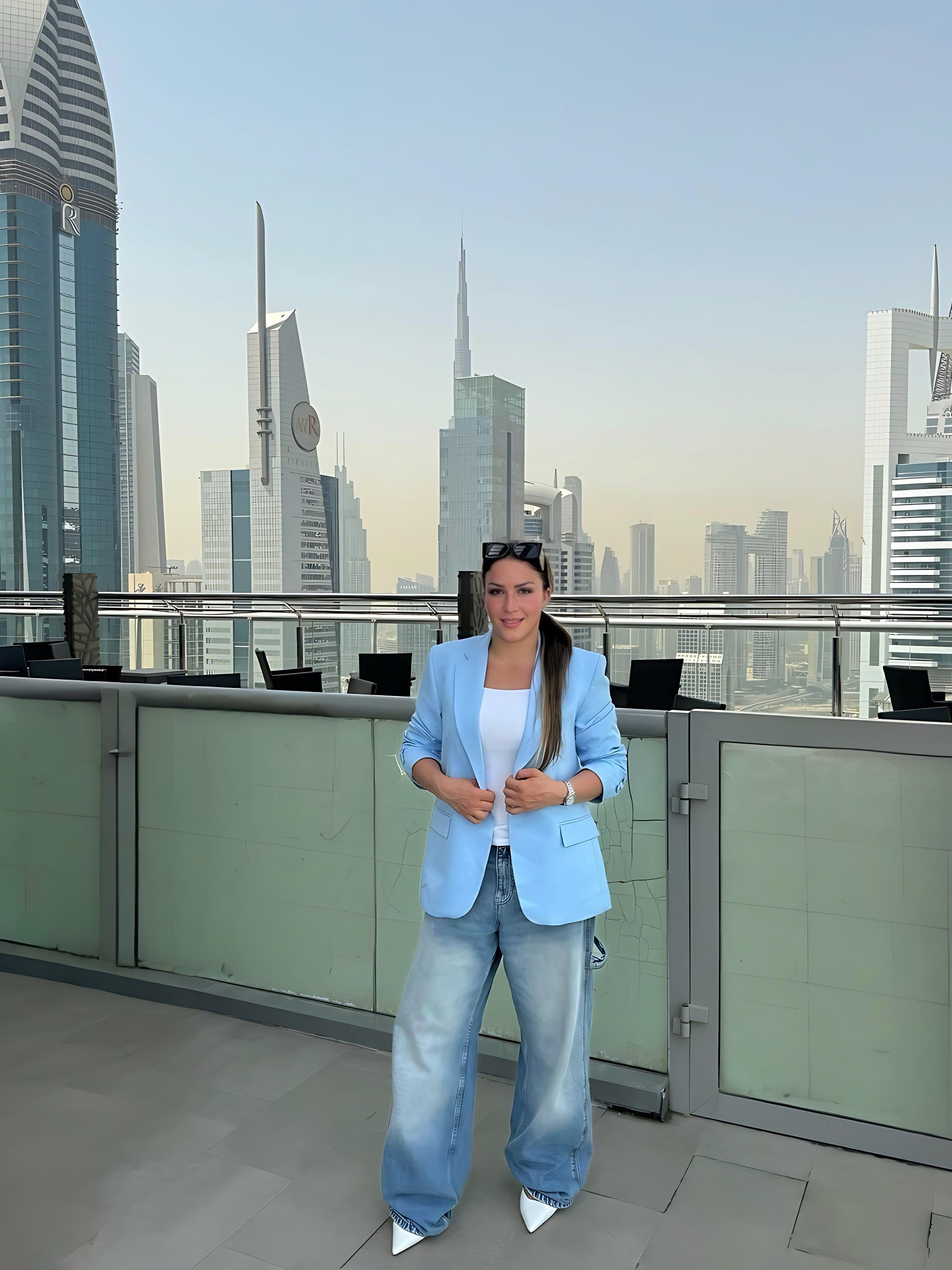 Oversized babyblue Blazer