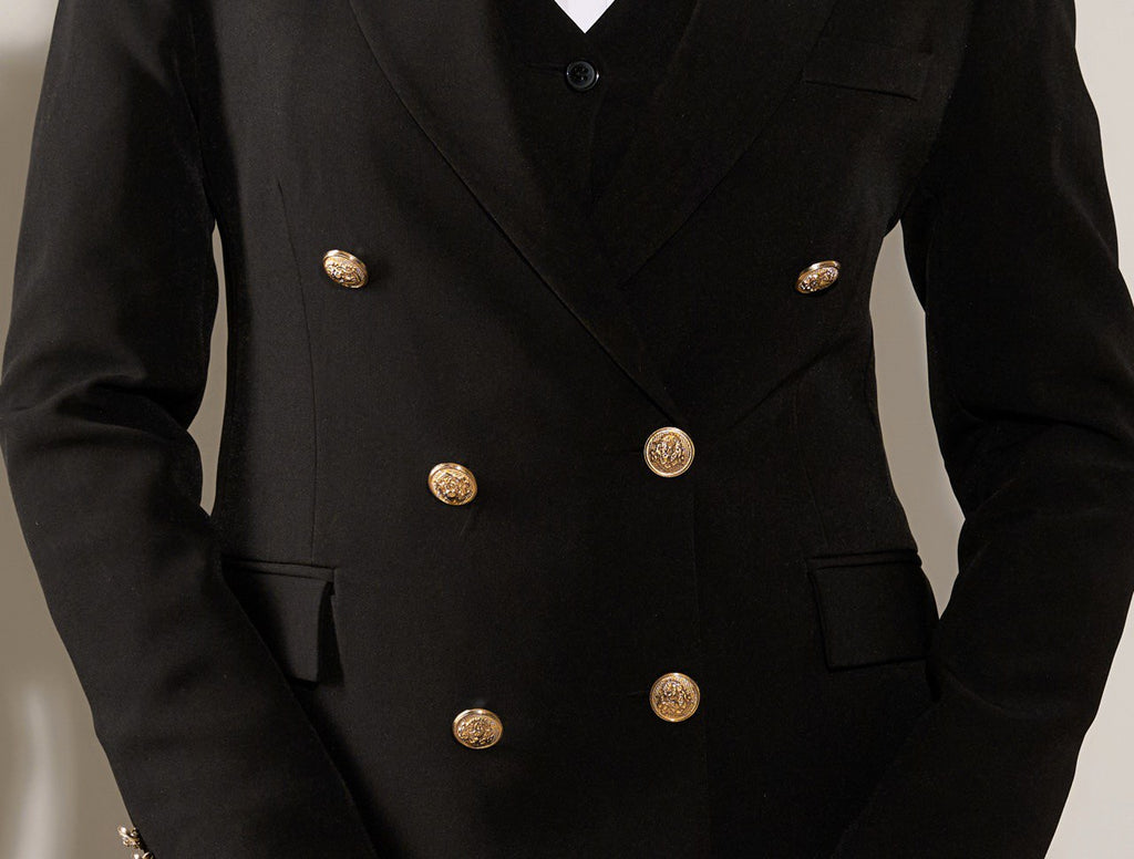 Structured Black Blazer