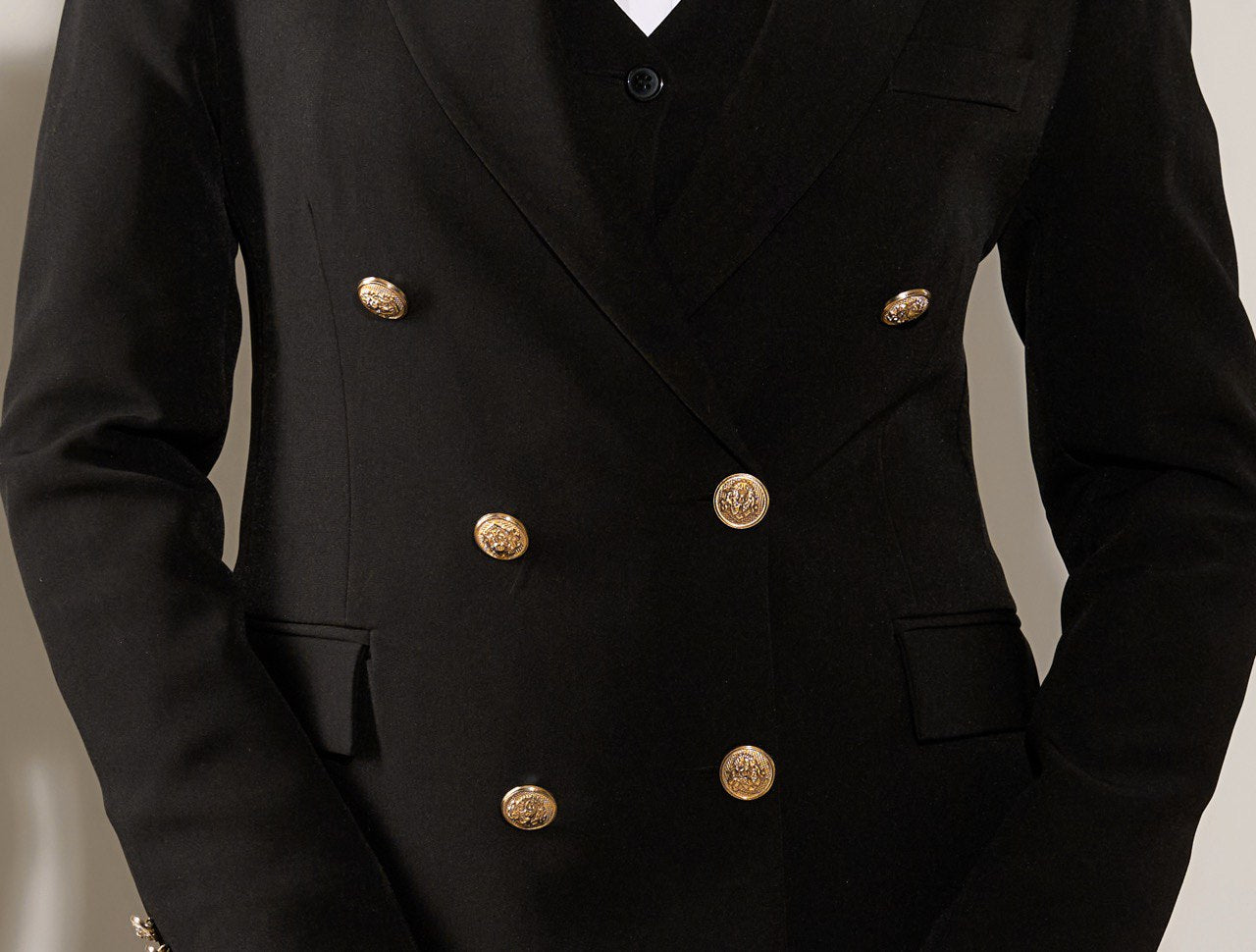 Structured Black Blazer