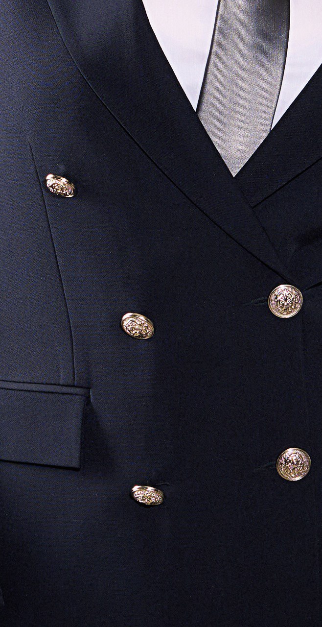 Blue navy fitted Blazer