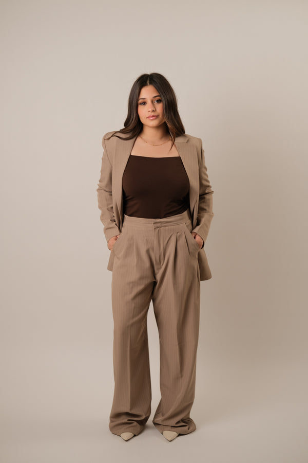 The Neo Apex Blazer-Caffe