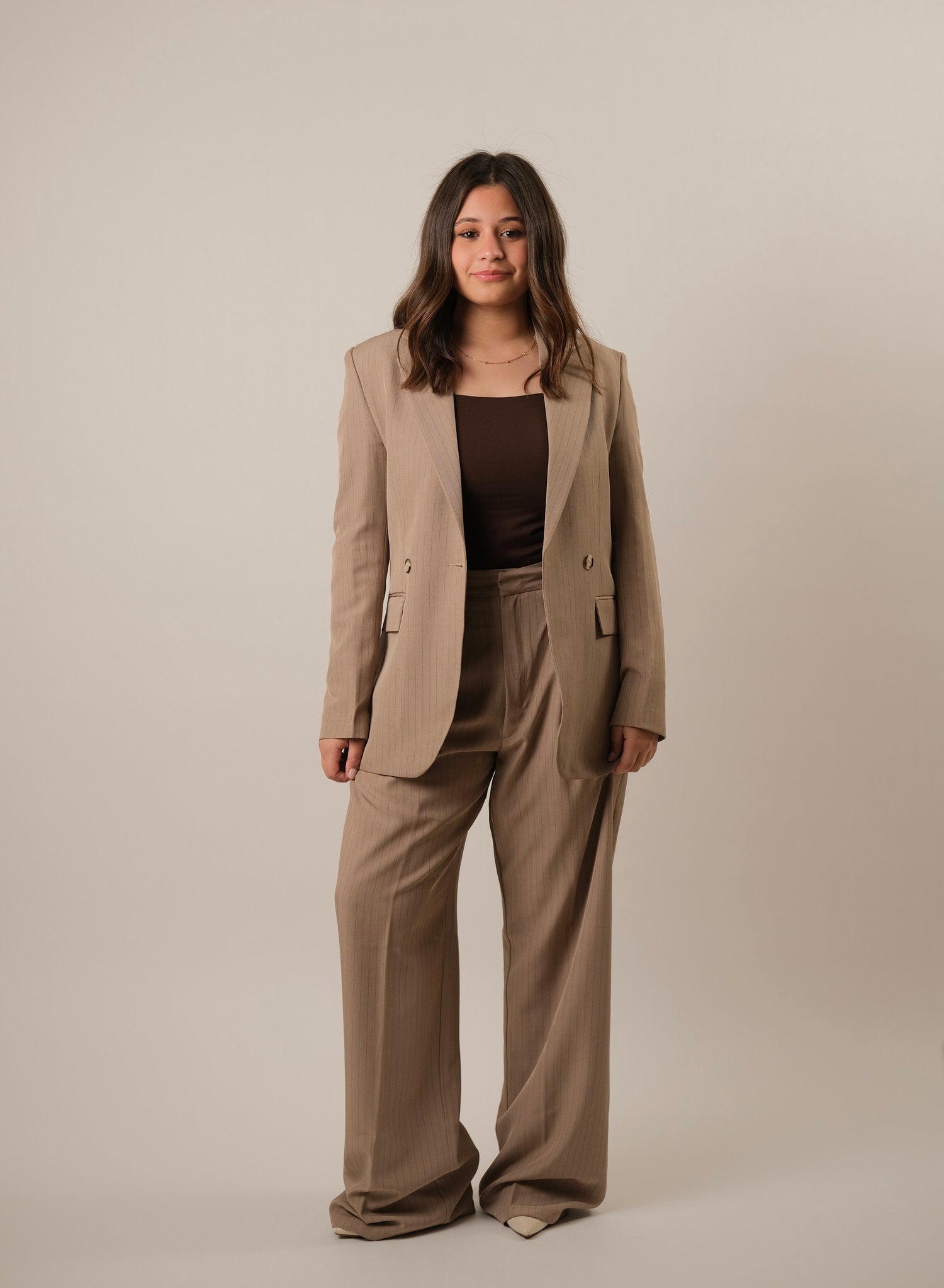 The Neo Apex Blazer-Caffe Secondary image