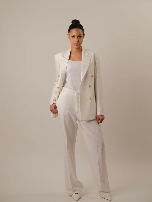 The pearl grace Pants -White
