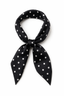 Polka Dot Satin Neck Scarf