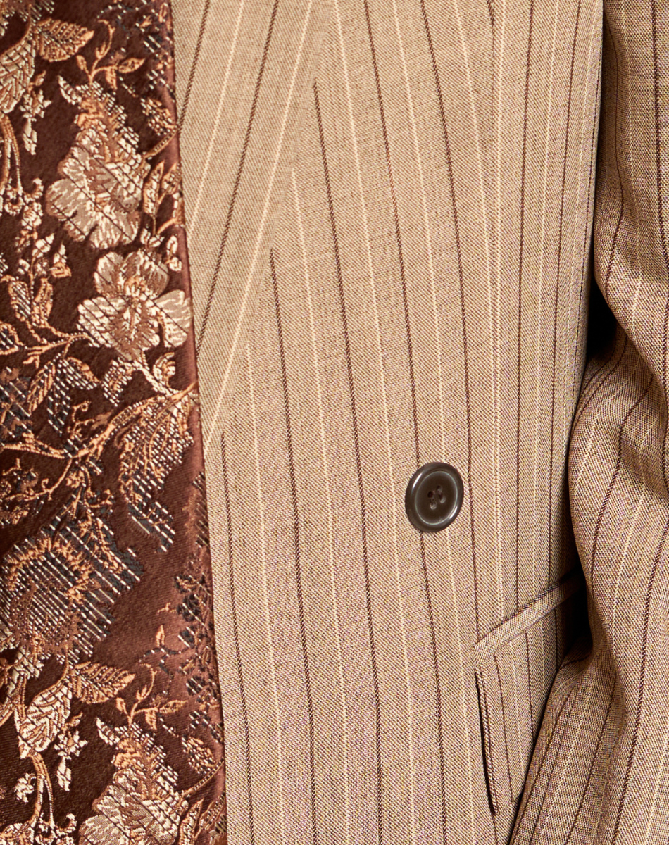 Apex Stripped cafe oversized Blazer