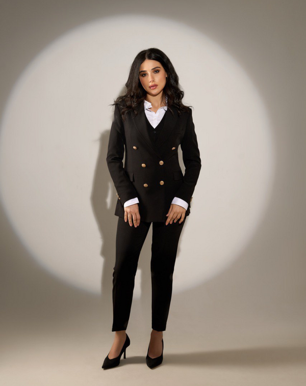 Structured Black Blazer
