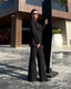 Women Tuxedo full black Suit