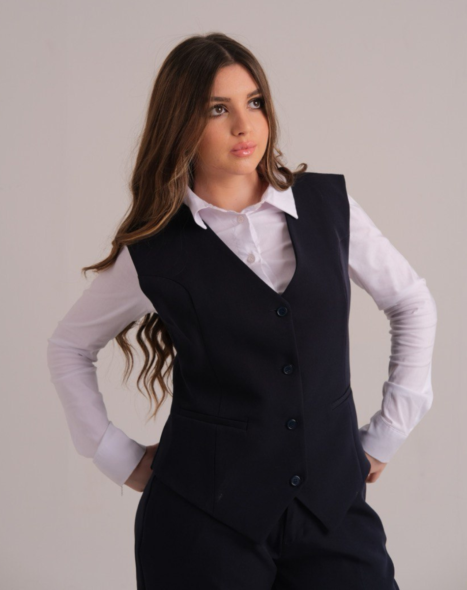 Blue Navy Vest Secondary image