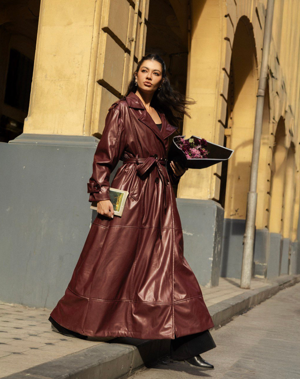 Burgundy Coat