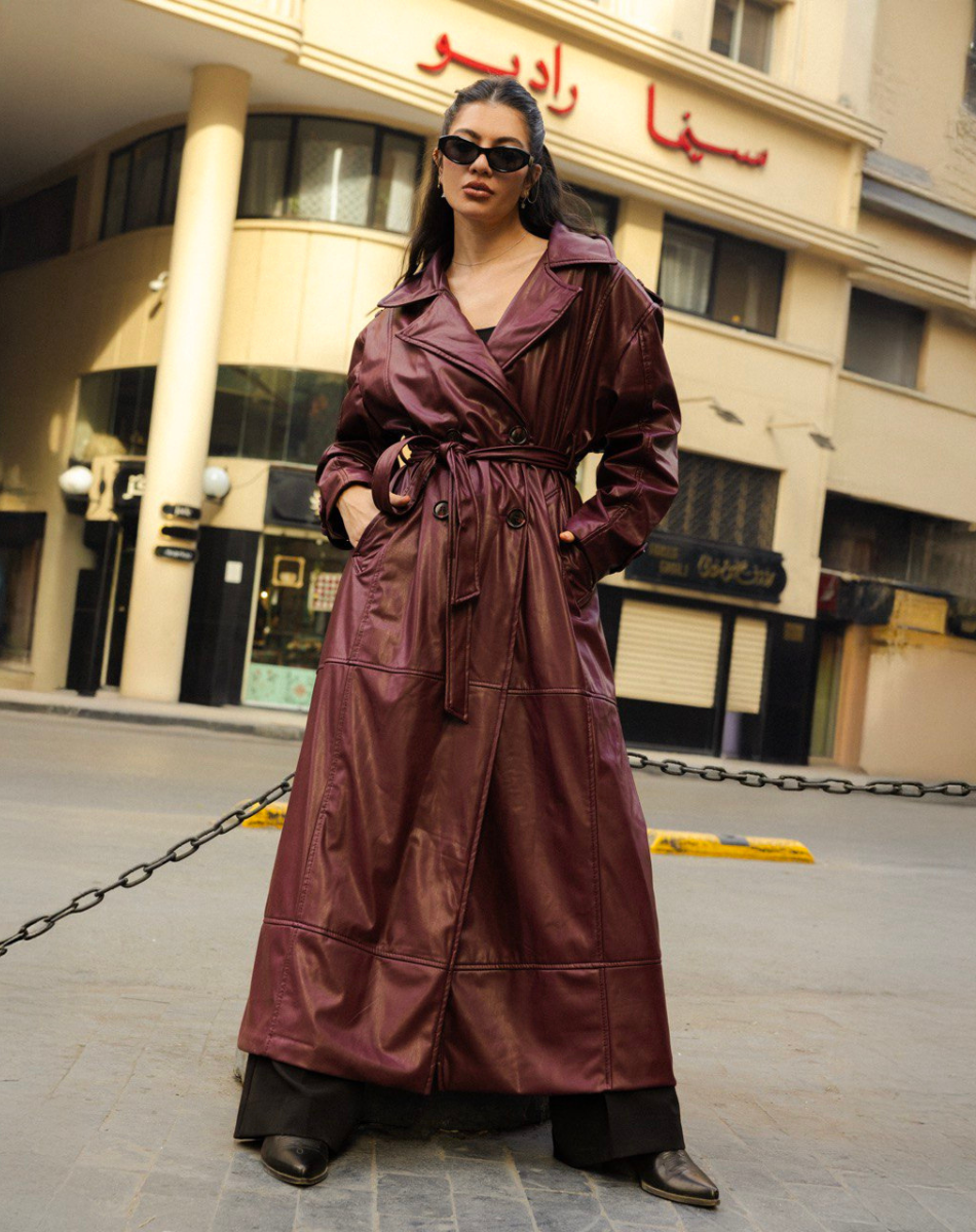 Burgundy Coat