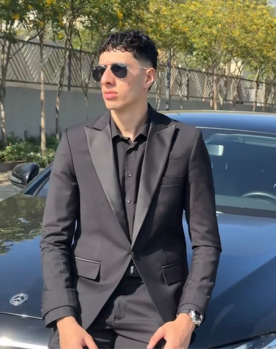 Young gentlemen Tuxedo black Suit Main image